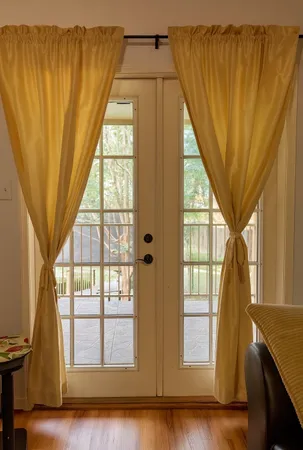 a view of front door