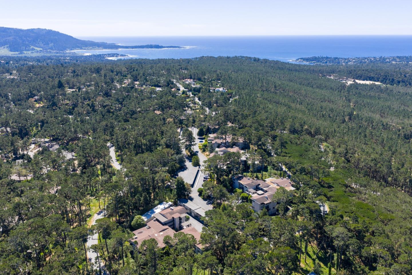 4 Ocean Pines Lane Pebble Beach, CA 93953 - Photo 45 of 49 an aerial view of a house with a yard