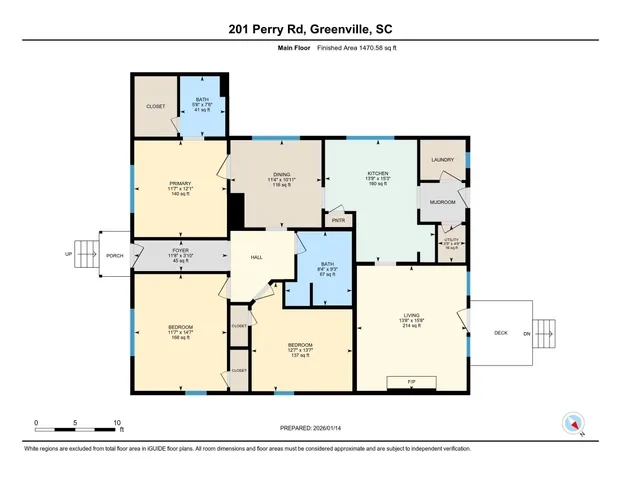 $349,000 | 201 Perry Road, Greenville, SC 29609