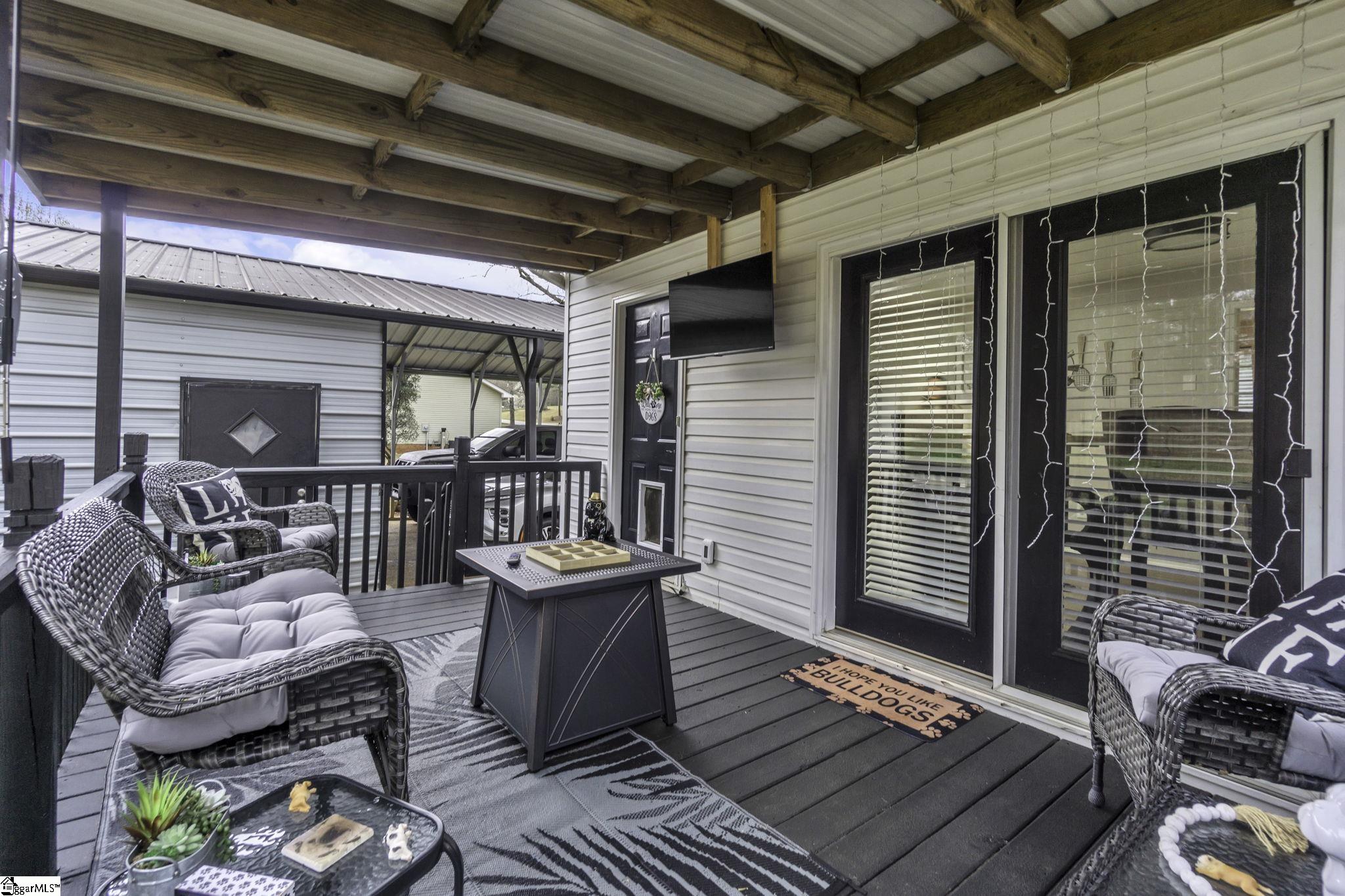 599 Sheriff Mill Road Easley, SC 29642 - Photo 21 of 29 This view also shows the detached garage in the background