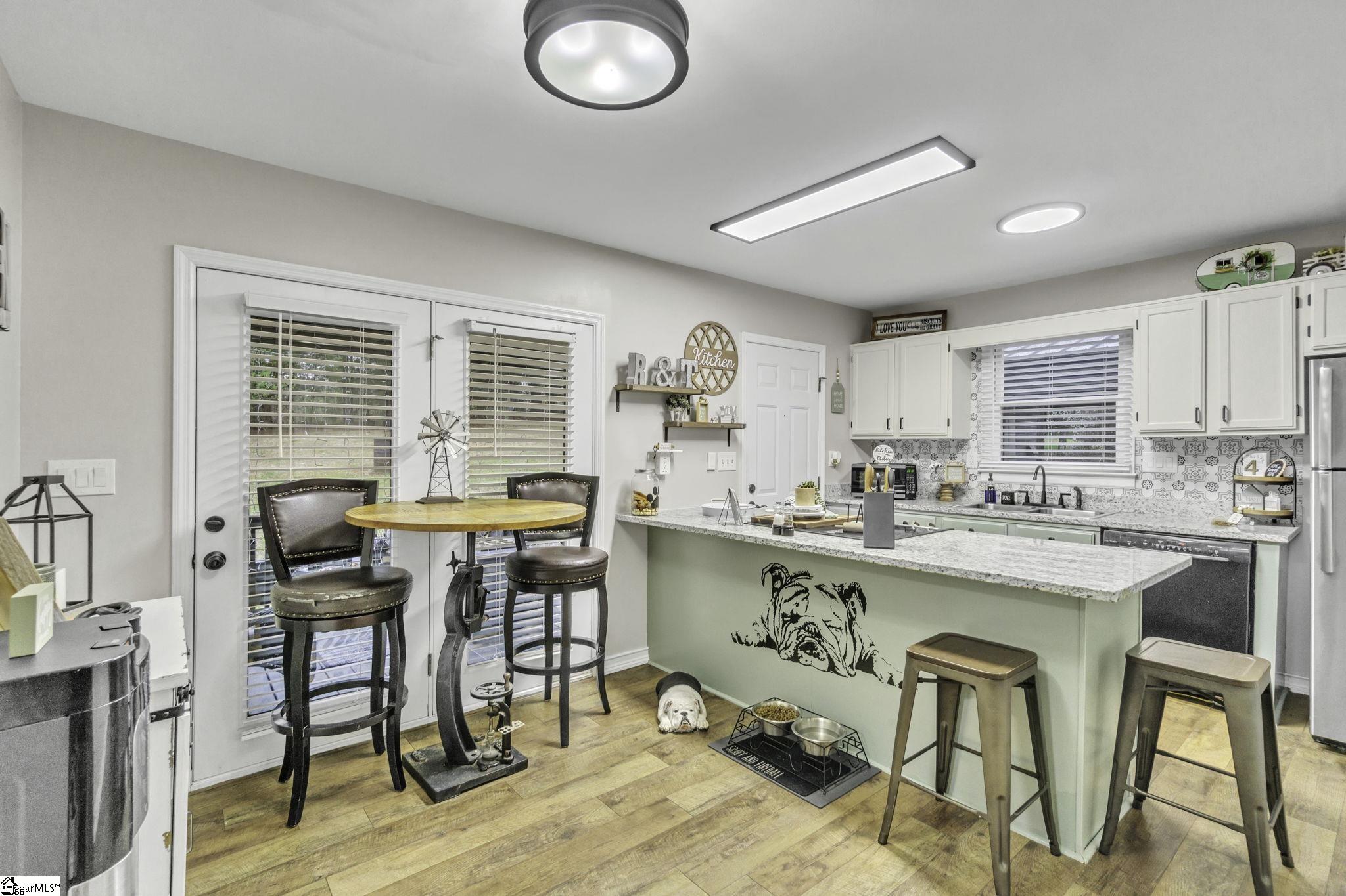 599 Sheriff Mill Road Easley, SC 29642 - Photo 7 of 29 View of Dining area open to Kitchen or use bar stools and have a quick bite.