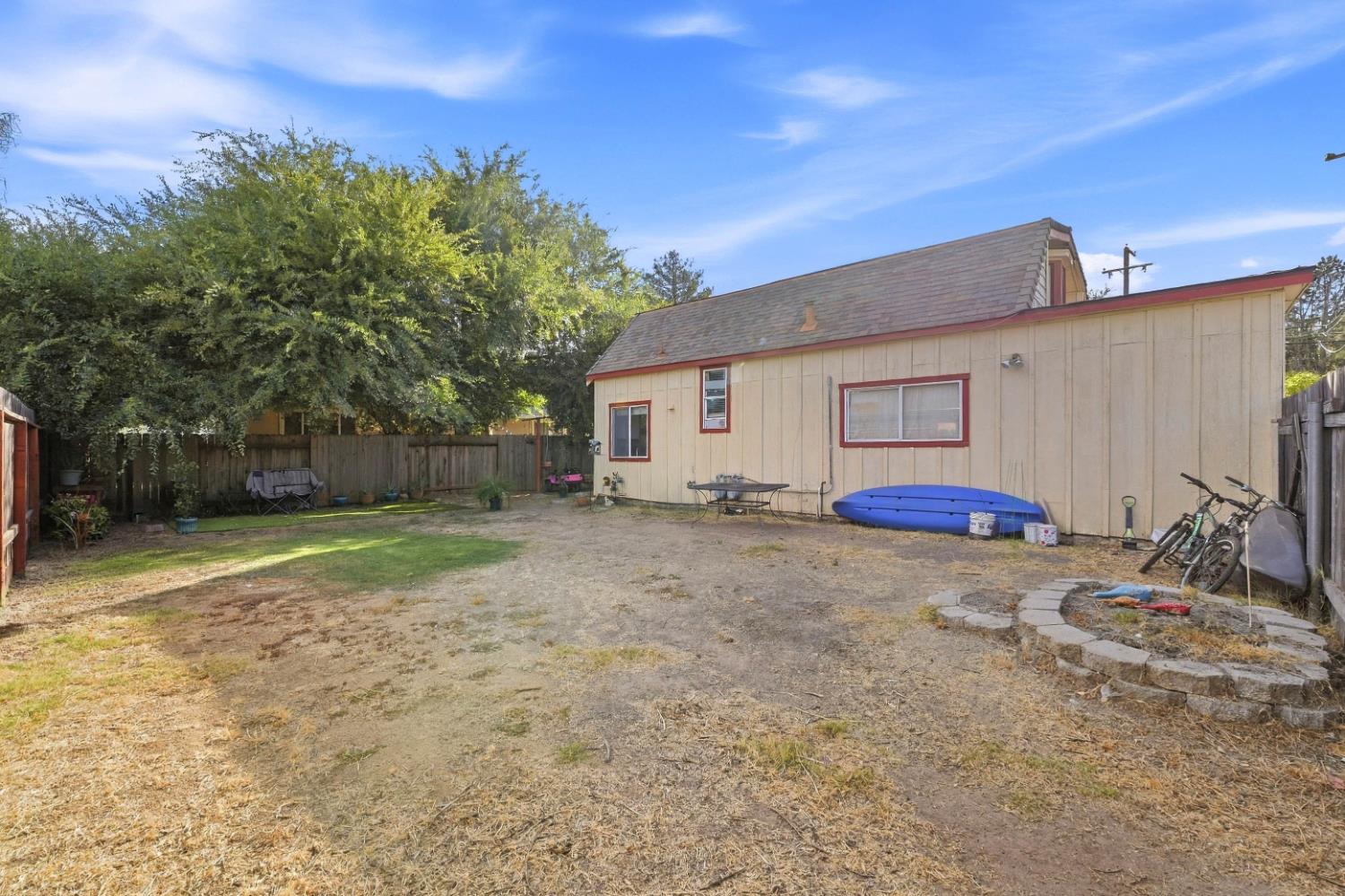 2160 Gunn Road Carmichael, CA 95608 - Photo 33 of 42 Fenced backyard for Unit B with RV parking and gated access.