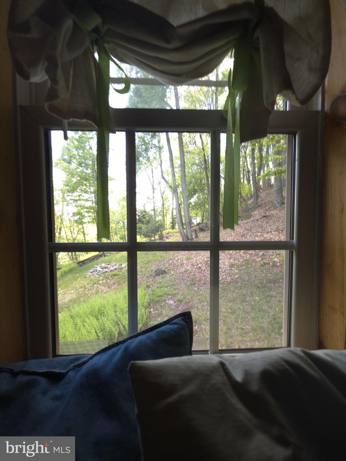 152 Sharp Ridge Lane Franklin, WV 26807 - Photo 38 of 53 a room with a bed and a large window