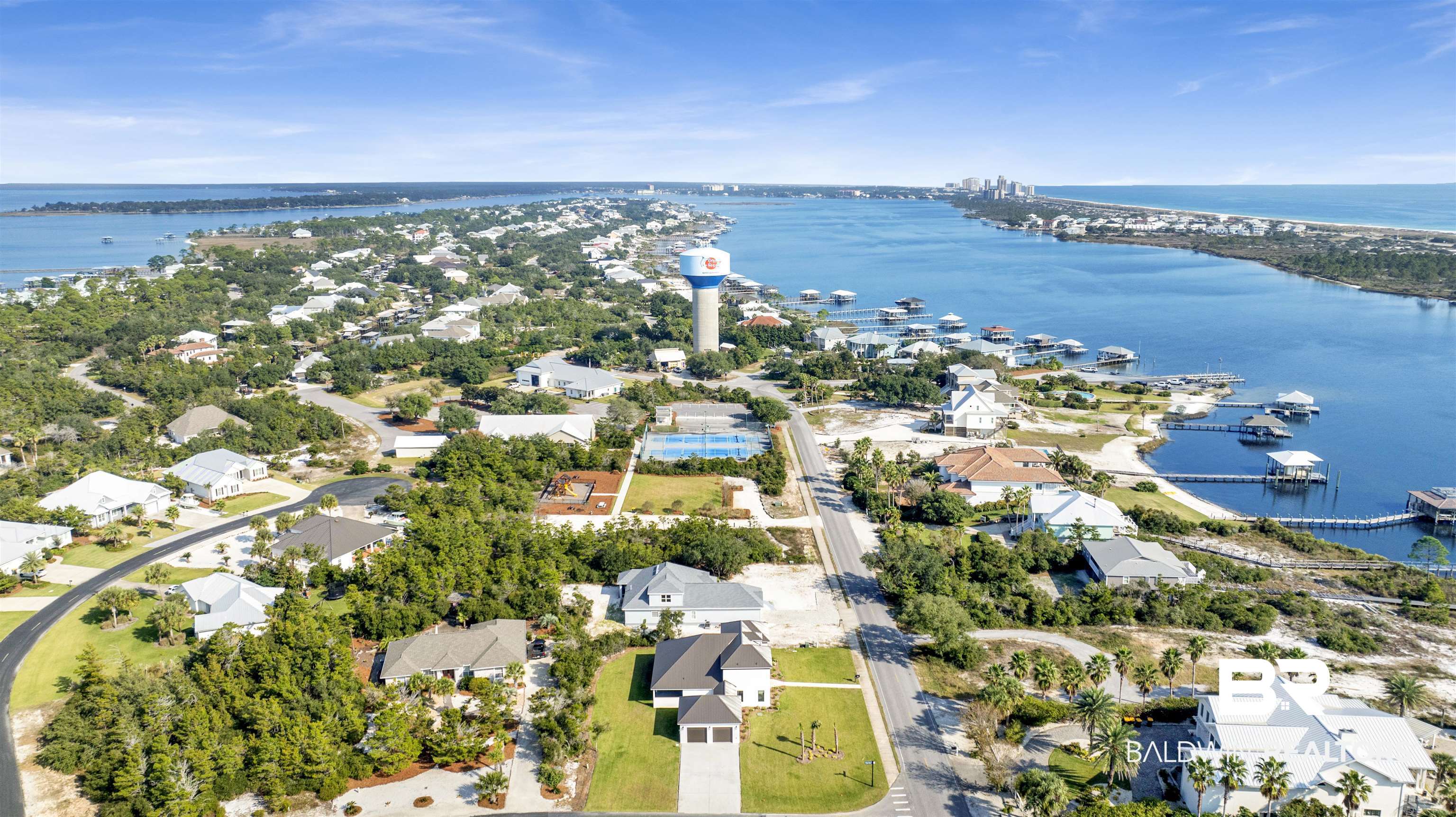 31545 River Road Orange Beach, AL 36561 - Photo 48 of 59 Drone / aerial view with a water view