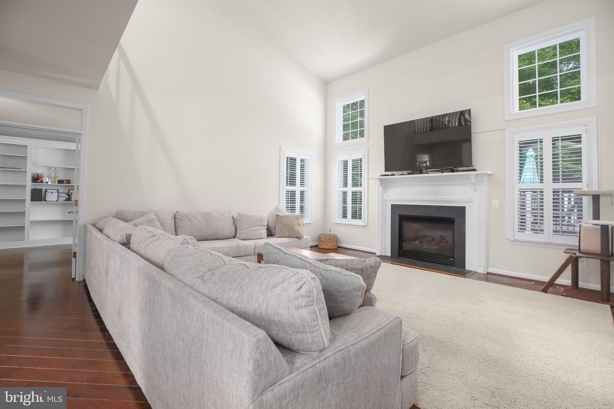10108 Willow Ridge Lane Spotsylvania, VA 22553 - Photo 25 of 61 a living room with furniture a flat screen tv and a fireplace