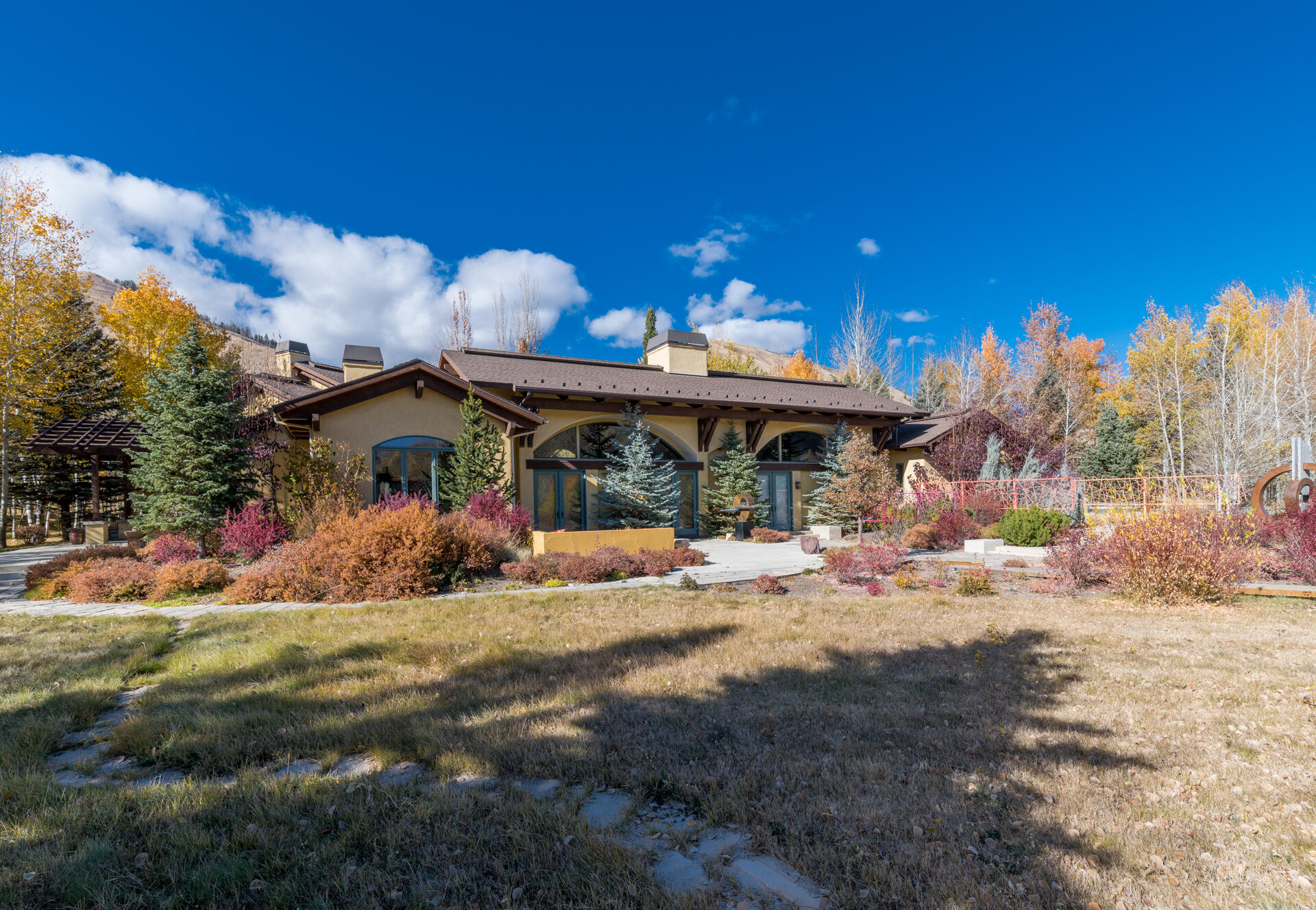 35 Greenhorn Road Blaine County, ID 83333 - Photo 44 of 55 West facing views of home and gardens