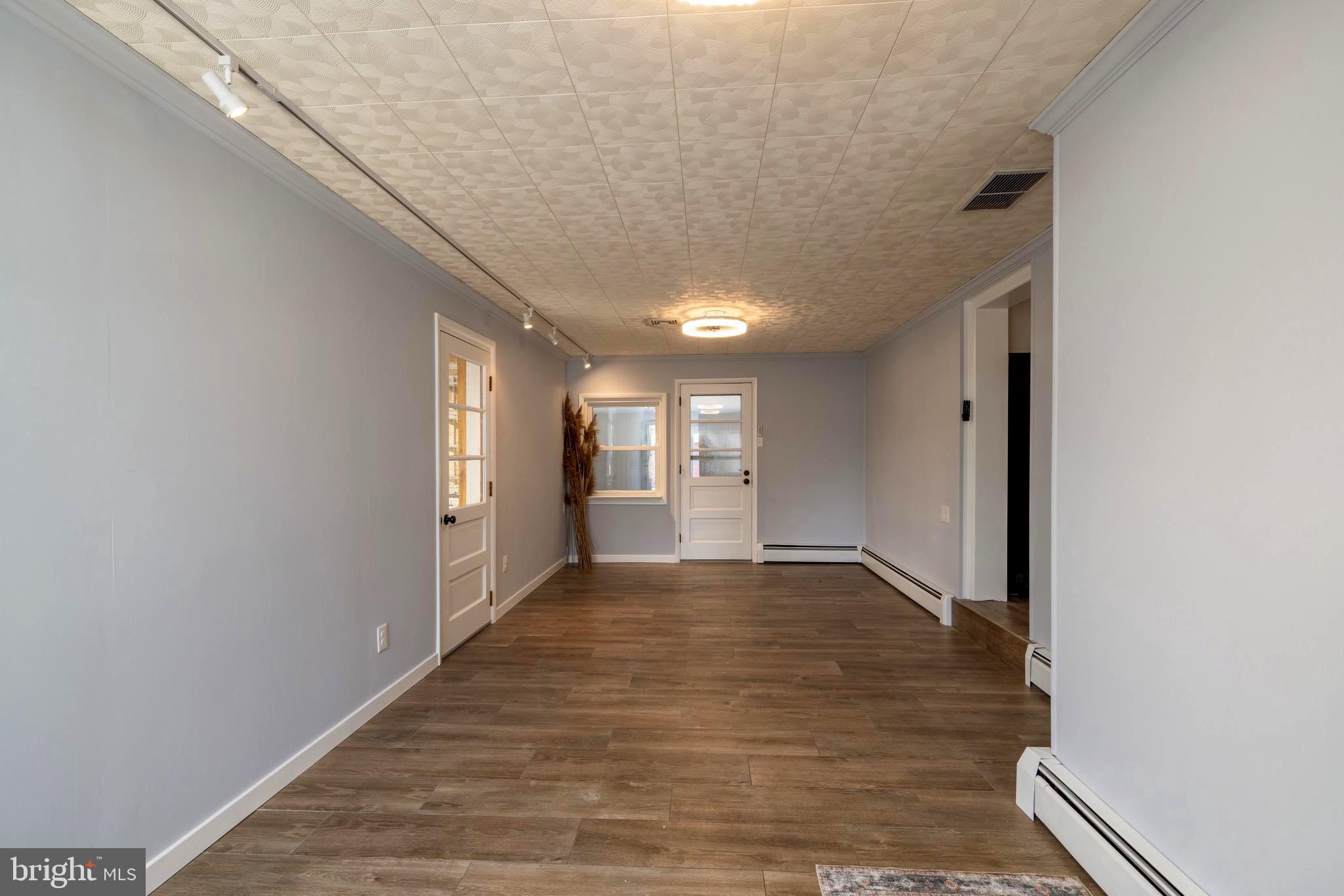Entry from center door-finished breezeway room