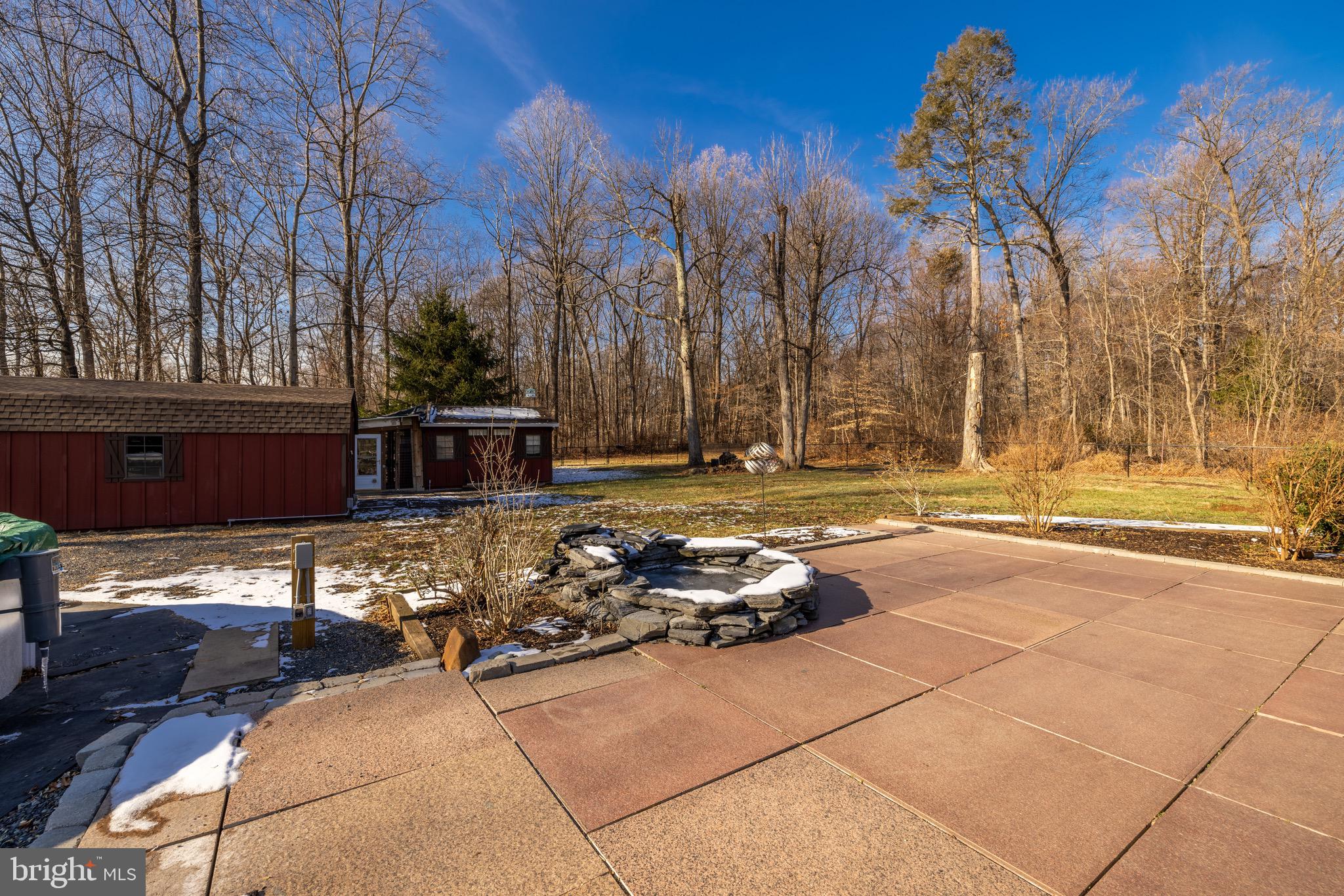 1707 Becker Road Green Lane, PA 18054 - Photo 28 of 41 back patio & fish pond