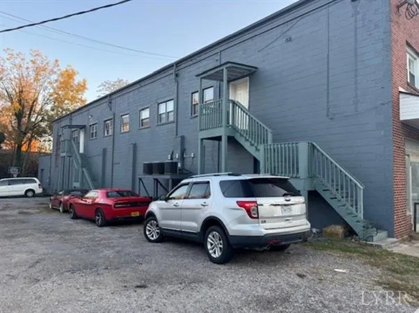 a view of small space with wooden floor