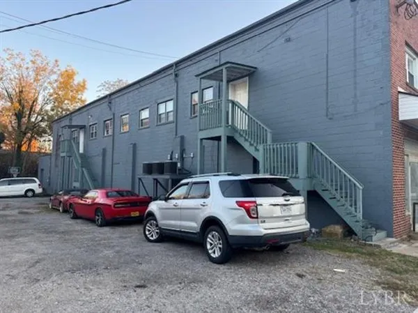 a view of small space with wooden floor