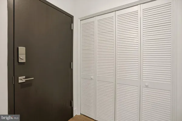 a view of a bathroom with a window