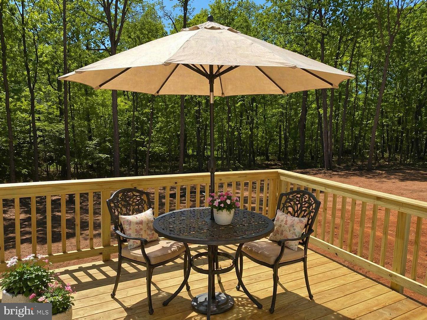 10514 Hart Court Culpeper, VA 22701 - Photo 2 of 34 a view of a chair and table on the deck