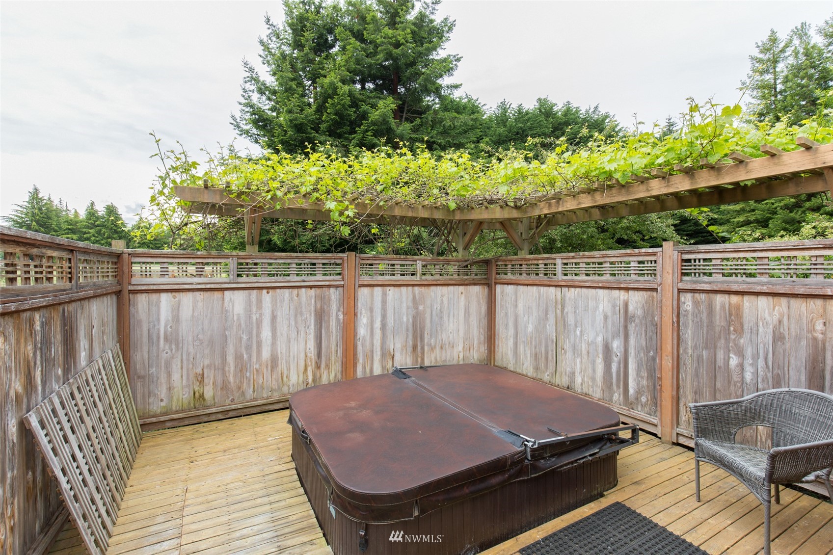 313 Applegate Lane Sequim, WA 98382 - Photo 20 of 40 a view of a balcony with wooden floor