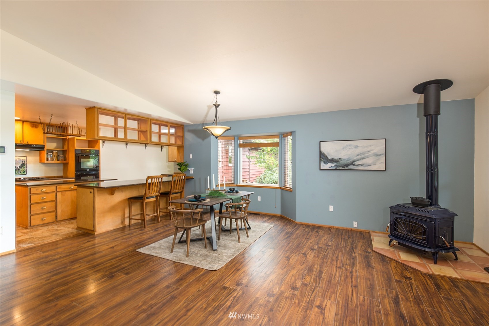 313 Applegate Lane Sequim, WA 98382 - Photo 7 of 40 a living room with furniture and a wooden floor