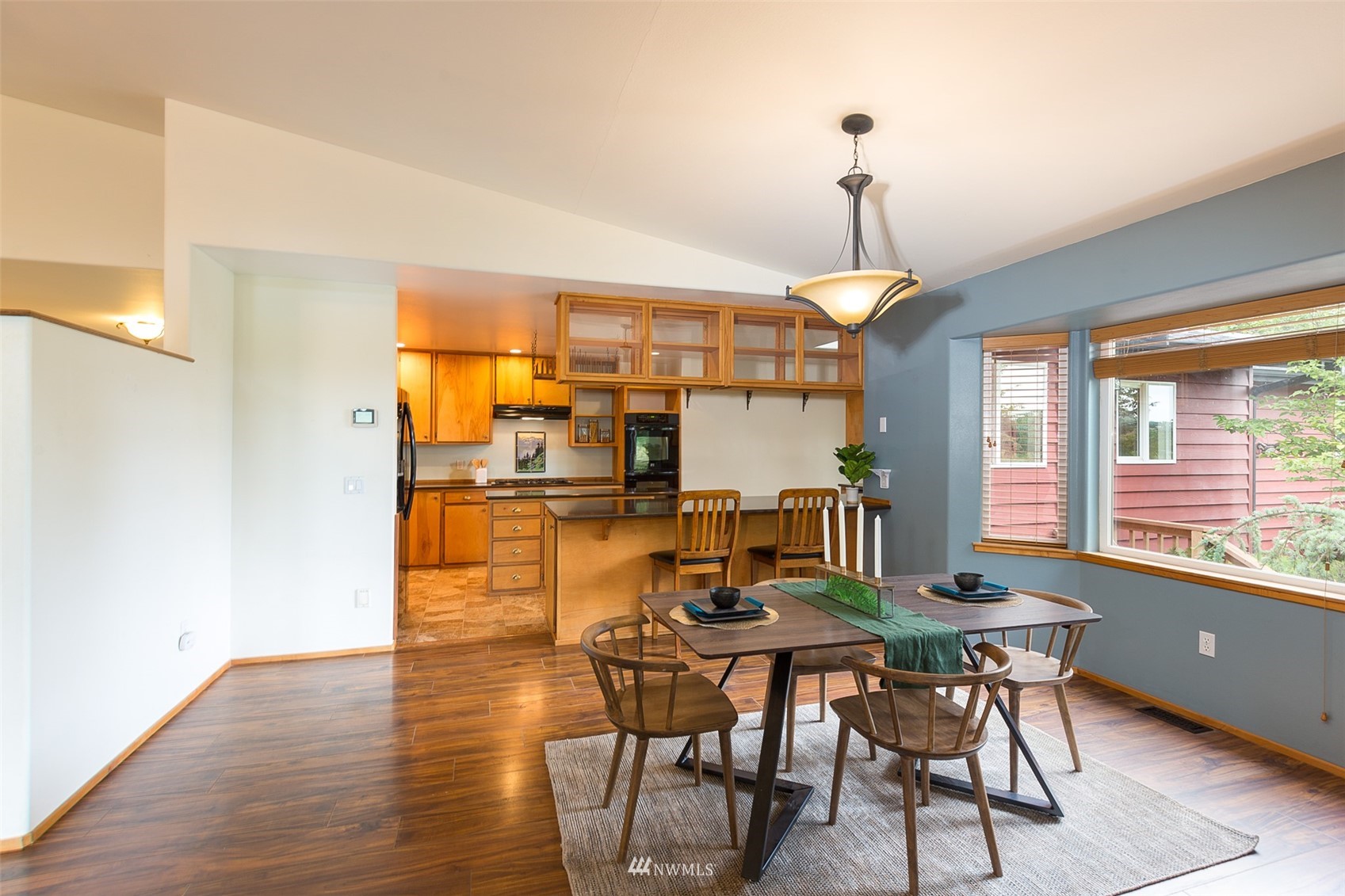 313 Applegate Lane Sequim, WA 98382 - Photo 8 of 40 a view of a dining room with furniture window and outside view