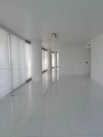 a view of a livingroom with an empty space