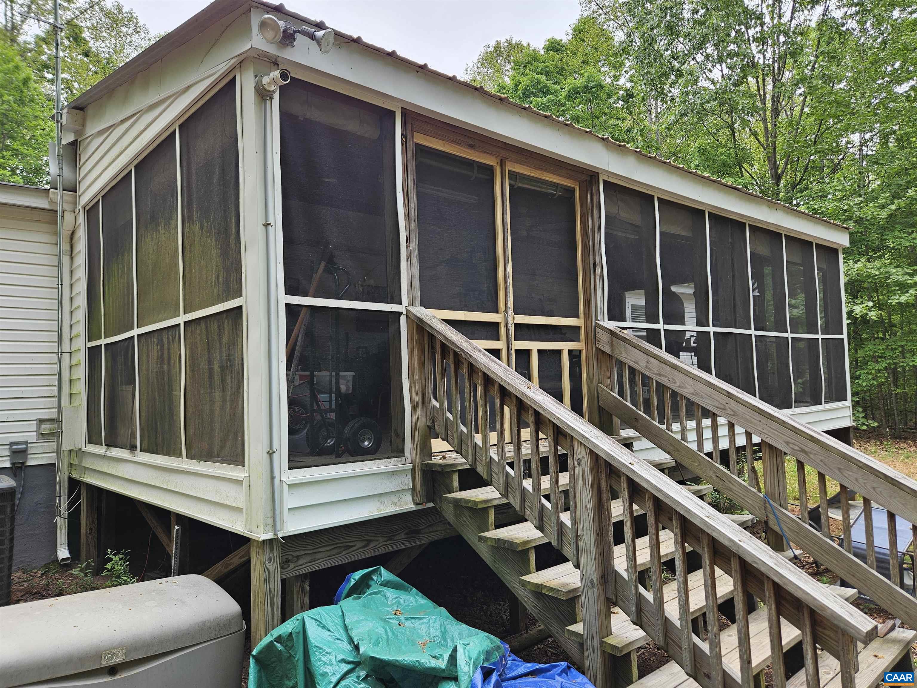 981 Scotts Bottom Road Dillwyn, VA 23936 - Photo 24 of 62 a view of a house with a deck
