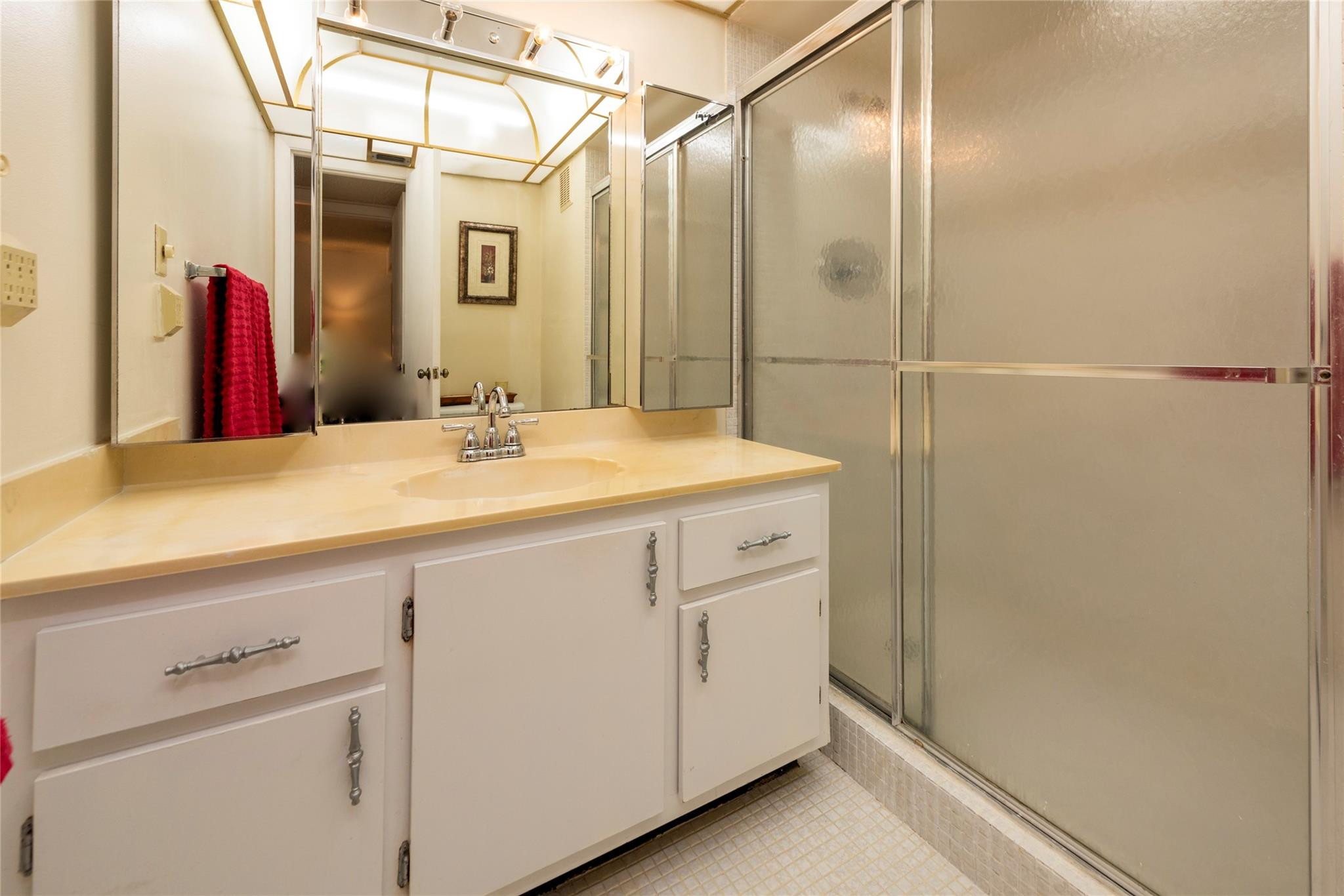 16325 Golf Club Road, Unit 210 Weston, FL 33326 - Photo 14 of 24 a bathroom with a sink and a mirror