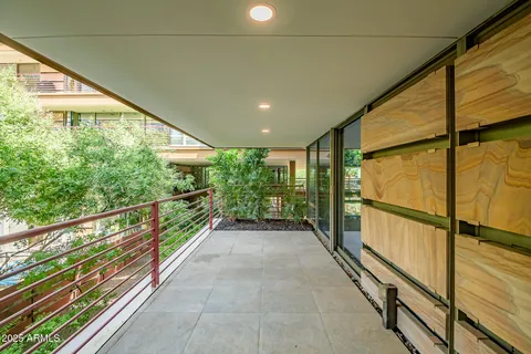 a view of railway station with sitting area