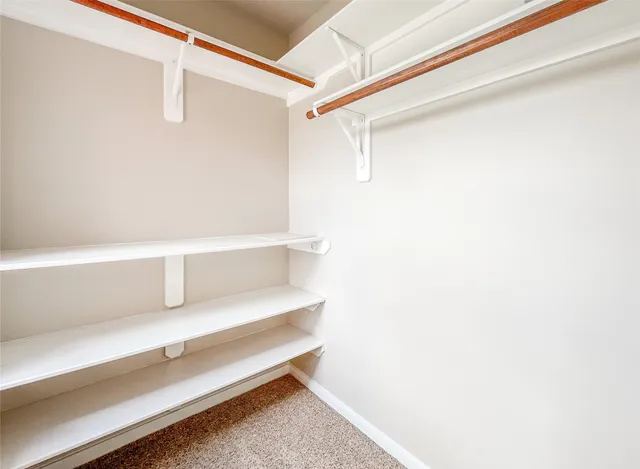 a close up view of racks on the wall