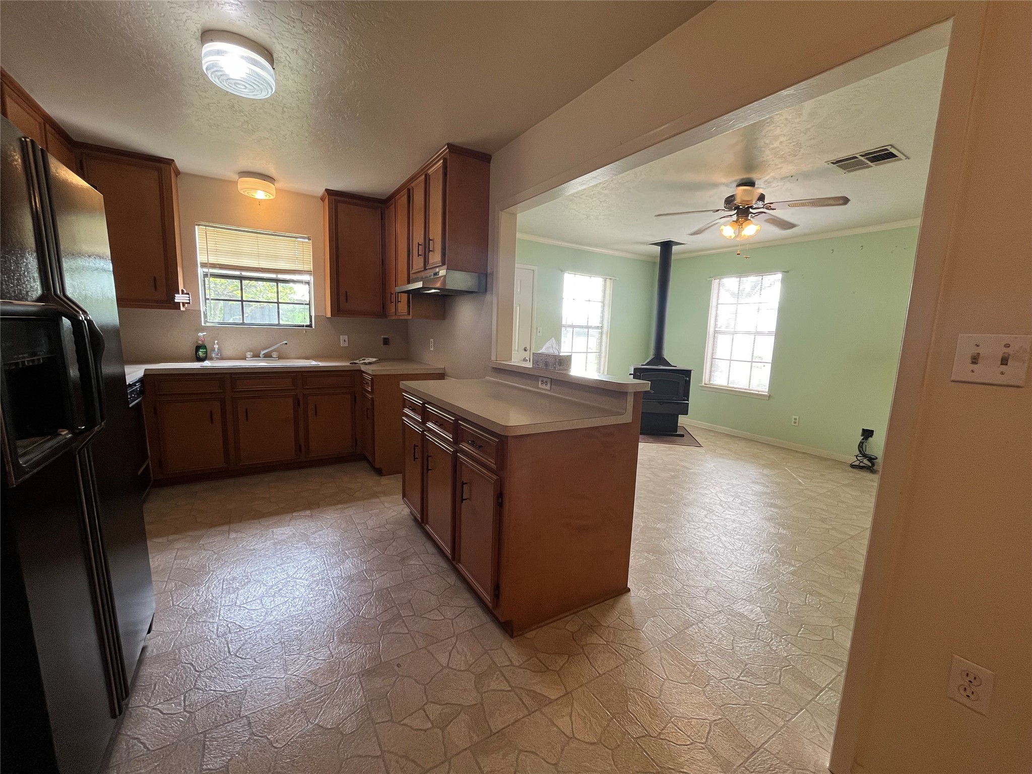1475 Cr 16 Road Garwood, TX 77442 - Photo 21 of 43 a large kitchen with kitchen island granite countertop lots of counter top space