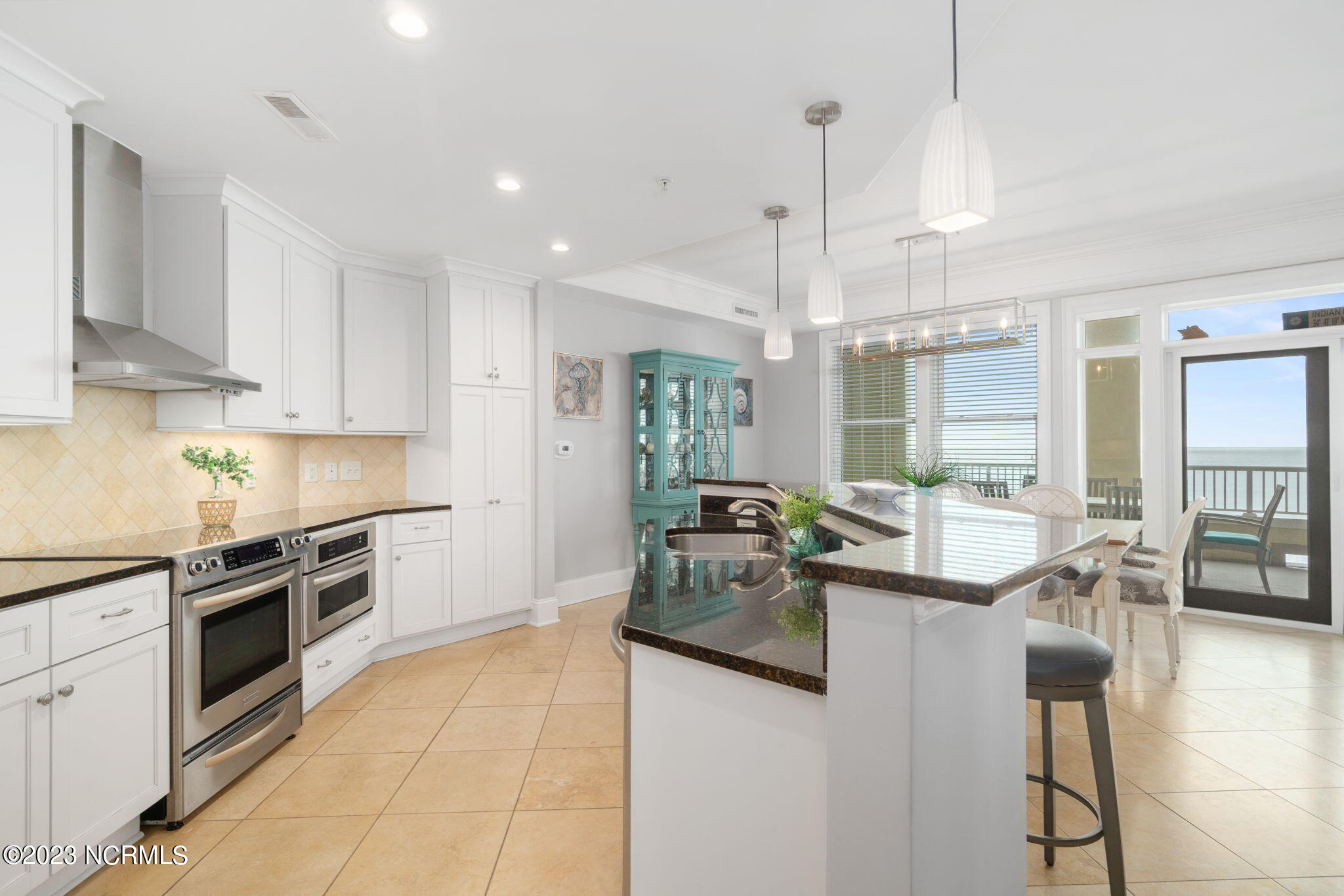 1435 Salter Path Road, Unit G3 Indian Beach, NC 28512 - Photo 15 of 37 Gourmet kitchen w/ island