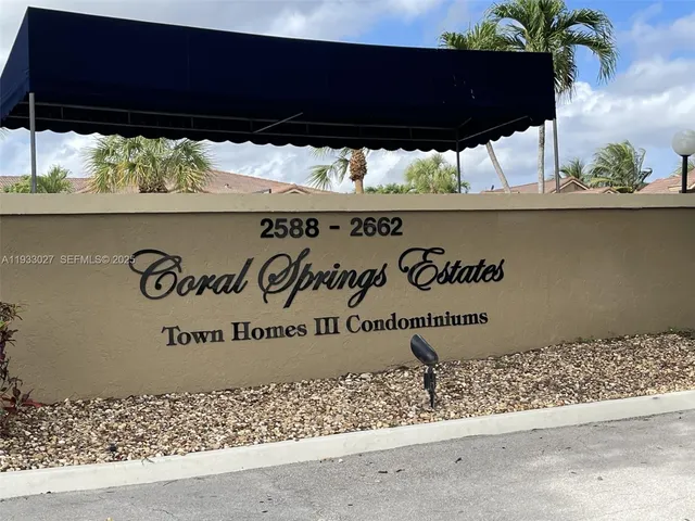 $1,750 | 2632 Riverside Drive, Unit 2632, Coral Springs, FL 33065