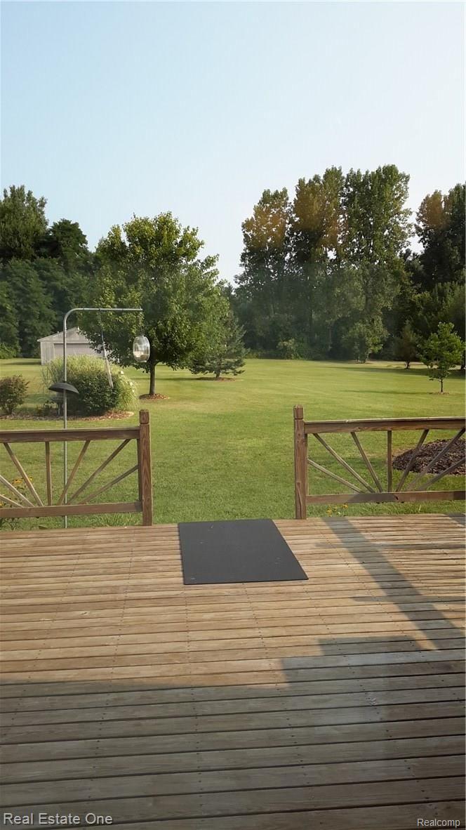 8625 35 Mile Road Romeo, MI 48065 - Photo 12 of 46 Deck with a view