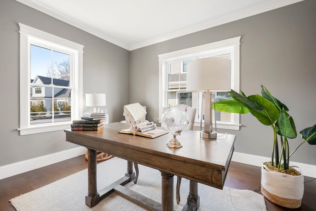 8 Wayside Road Natick, MA 01760 - Photo 22 of 42 a view of a dining room with furniture window and outside view