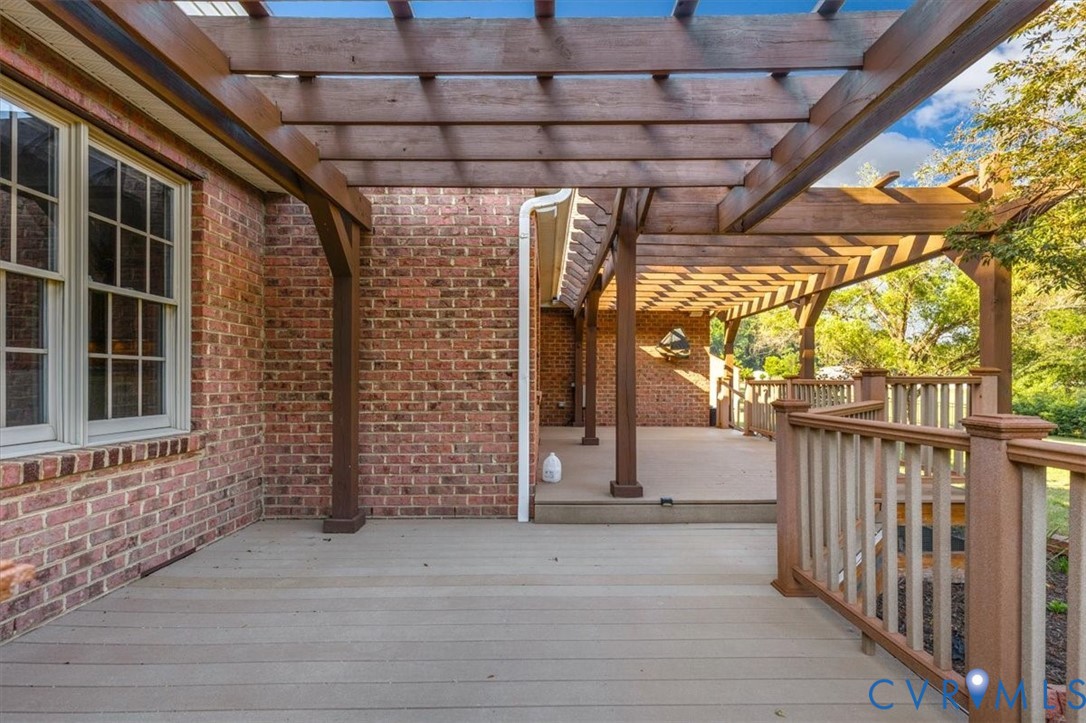1437 Palmore Road Powhatan, VA 23139 - Photo 47 of 60 Expansive outdoor deck featuring composite decking