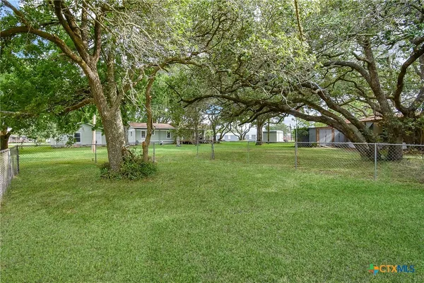a view of a trees with a big yard
