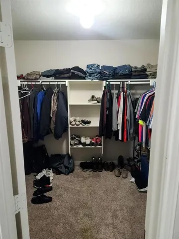 a walk in closet