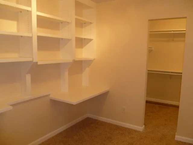 a view of an empty room