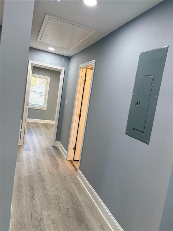1546 Alverado Way Decatur, GA 30032 - Photo 5 of 17 a view of a hallway with wooden floor and closet
