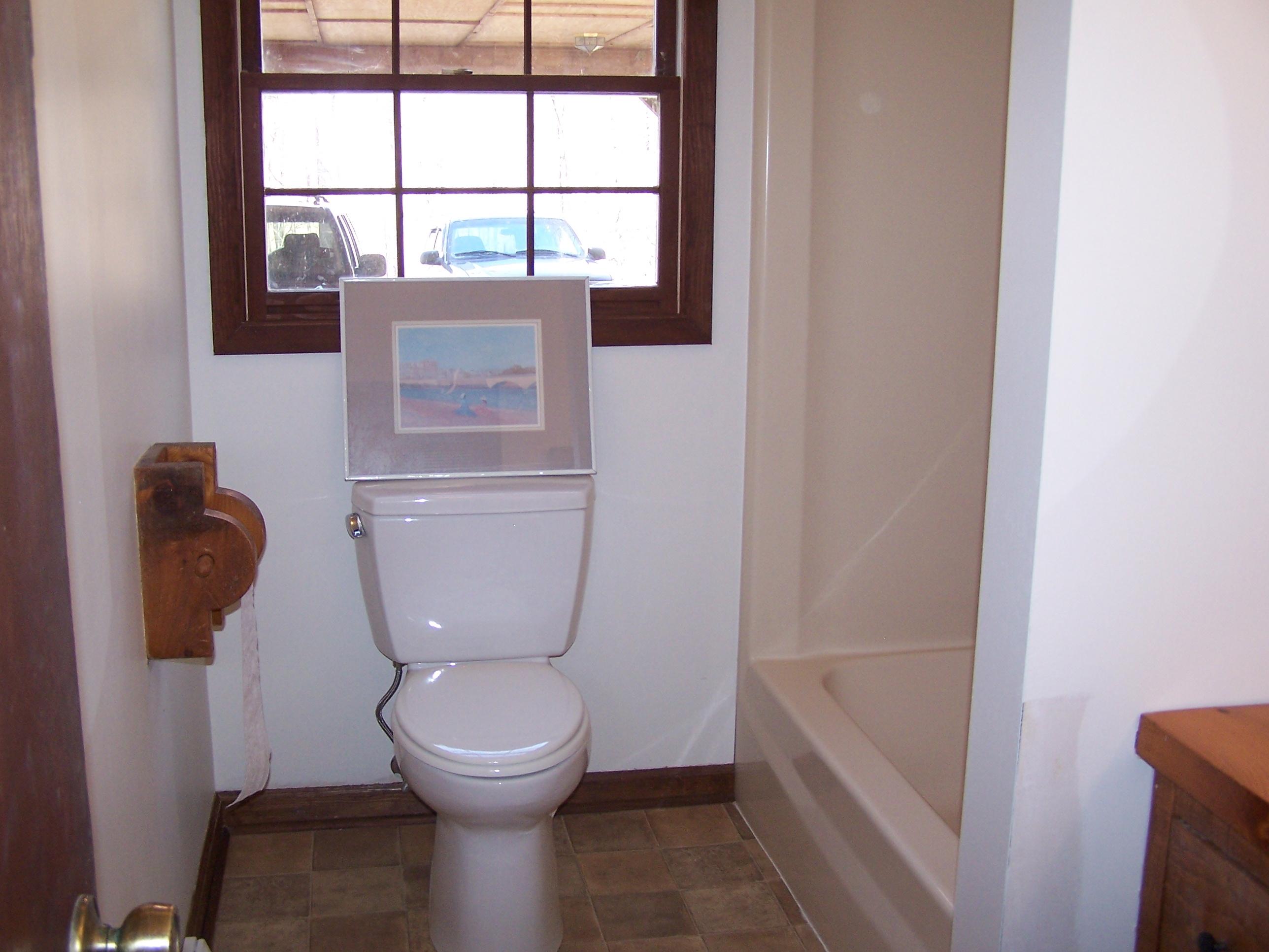 219 W Road Blue Ridge, VA 24064 - Photo 11 of 25 a bathroom with a toilet and a shower