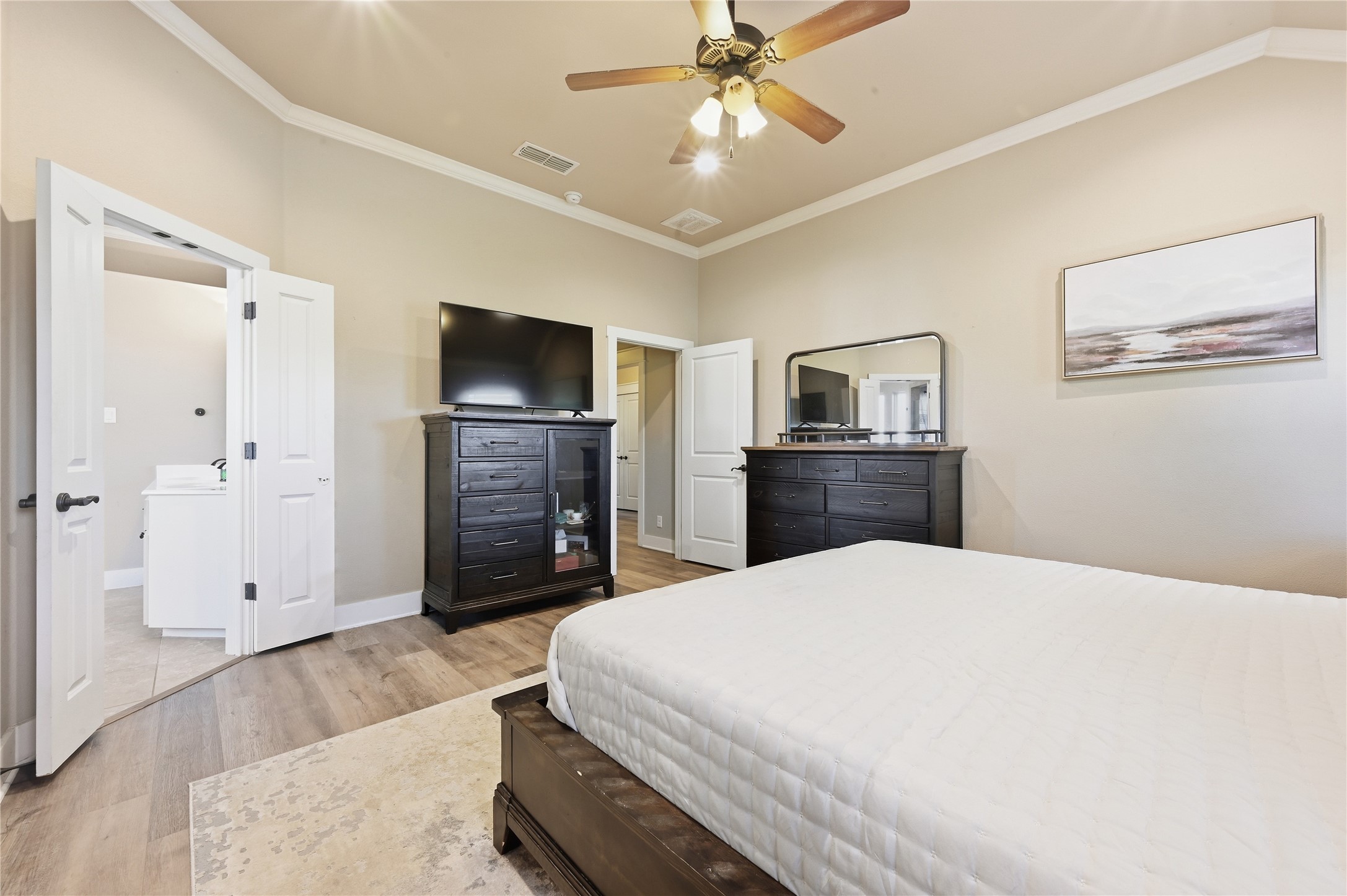 4467 West Amity Road Salado, TX 76571 - Photo 18 of 40 This room features light-colored walls and wood-look flooring