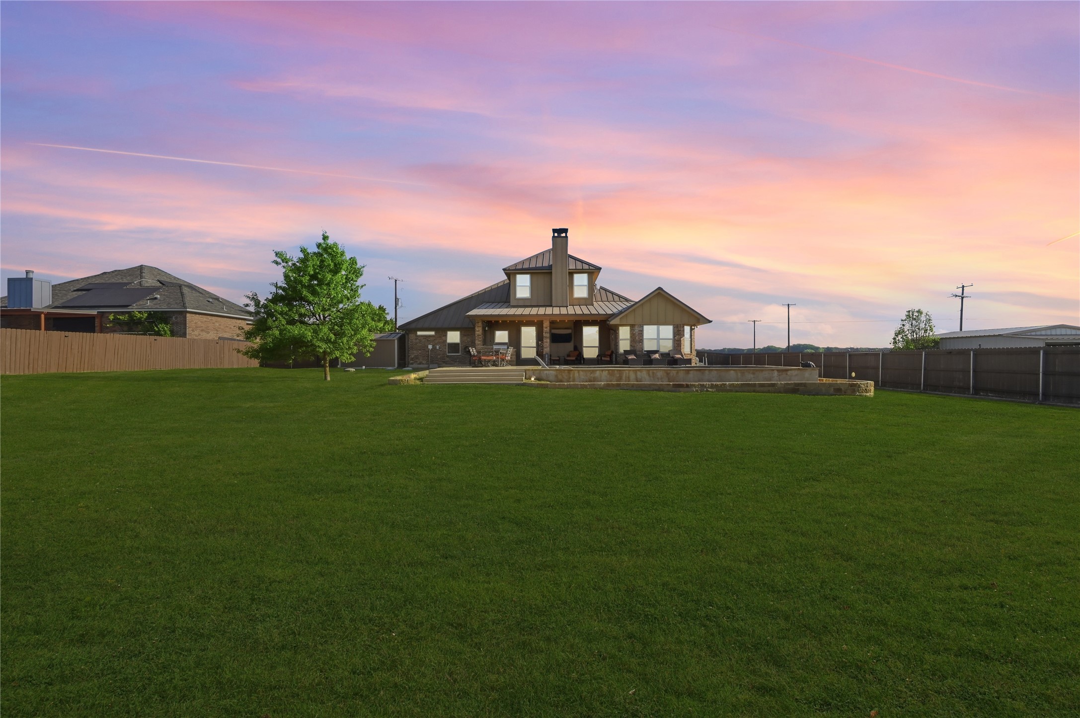 4467 West Amity Road Salado, TX 76571 - Photo 36 of 40 The property features an extensive, well-maintained lawn with a substantial backyard