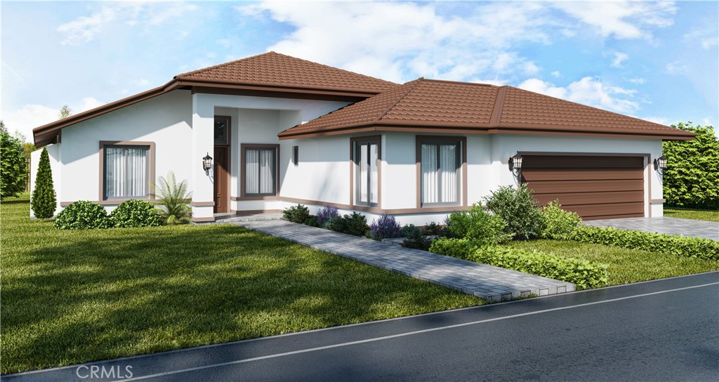 18740 Darin Drive Perris, CA 92570 - Photo 1 of 1 a front view of a house with a yard and porch