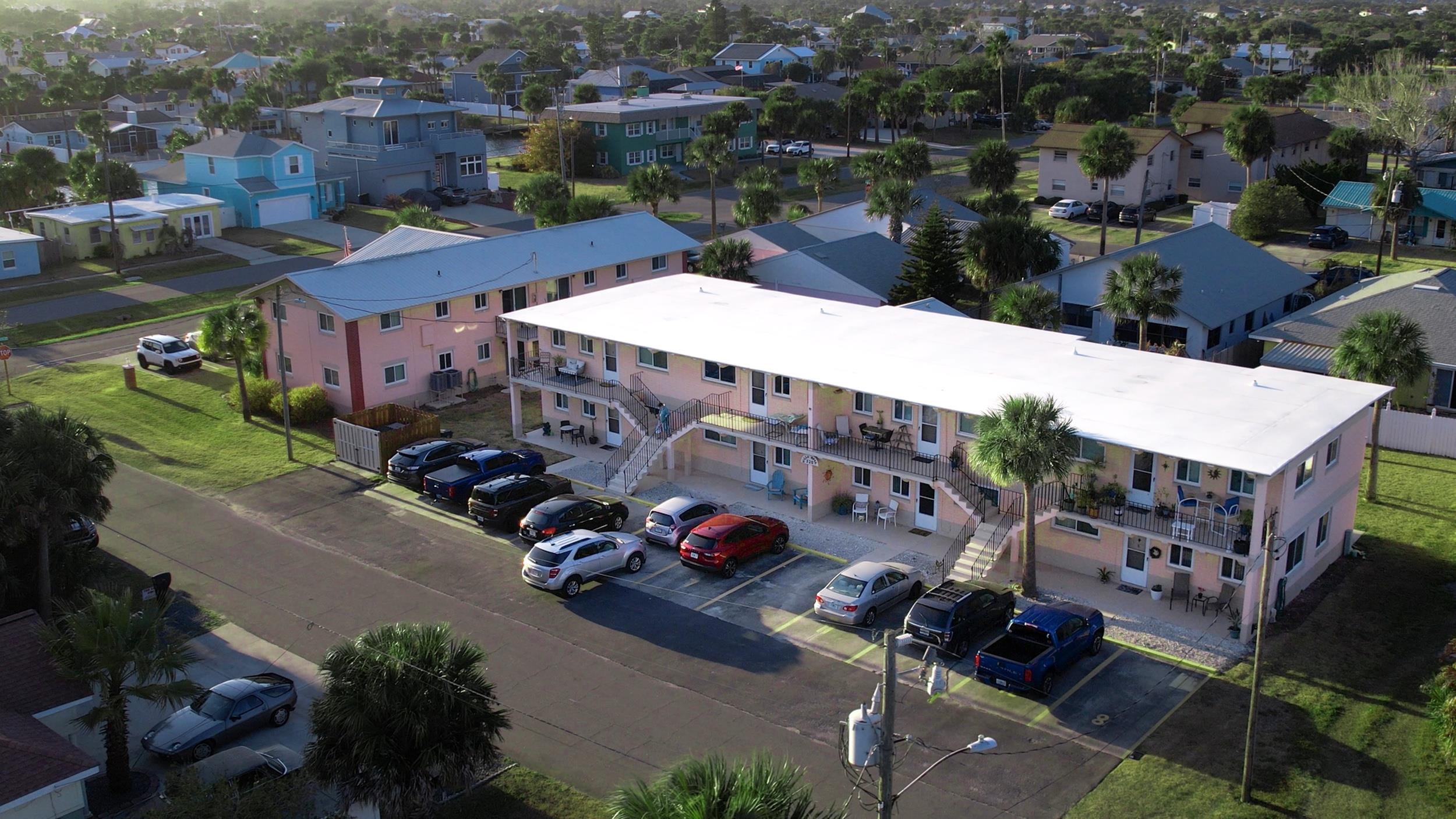 320 3rd Street North Flagler Beach, FL 32136 - Photo 3 of 29 an aerial view of a houses with outdoor space and city view