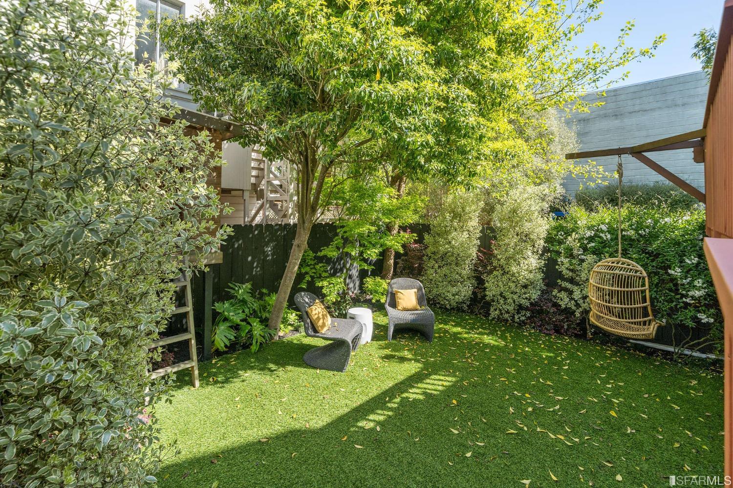 104 3rd Avenue San Francisco, CA 94118 - Photo 26 of 41 a view of a chair and tables in the backyard