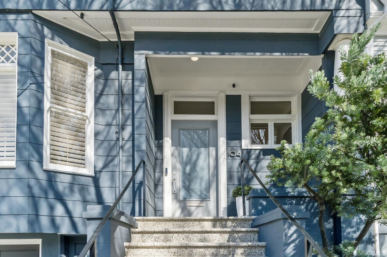 104 3rd Avenue San Francisco, CA 94118 - Photo 39 of 41 a front view of a house with a tree
