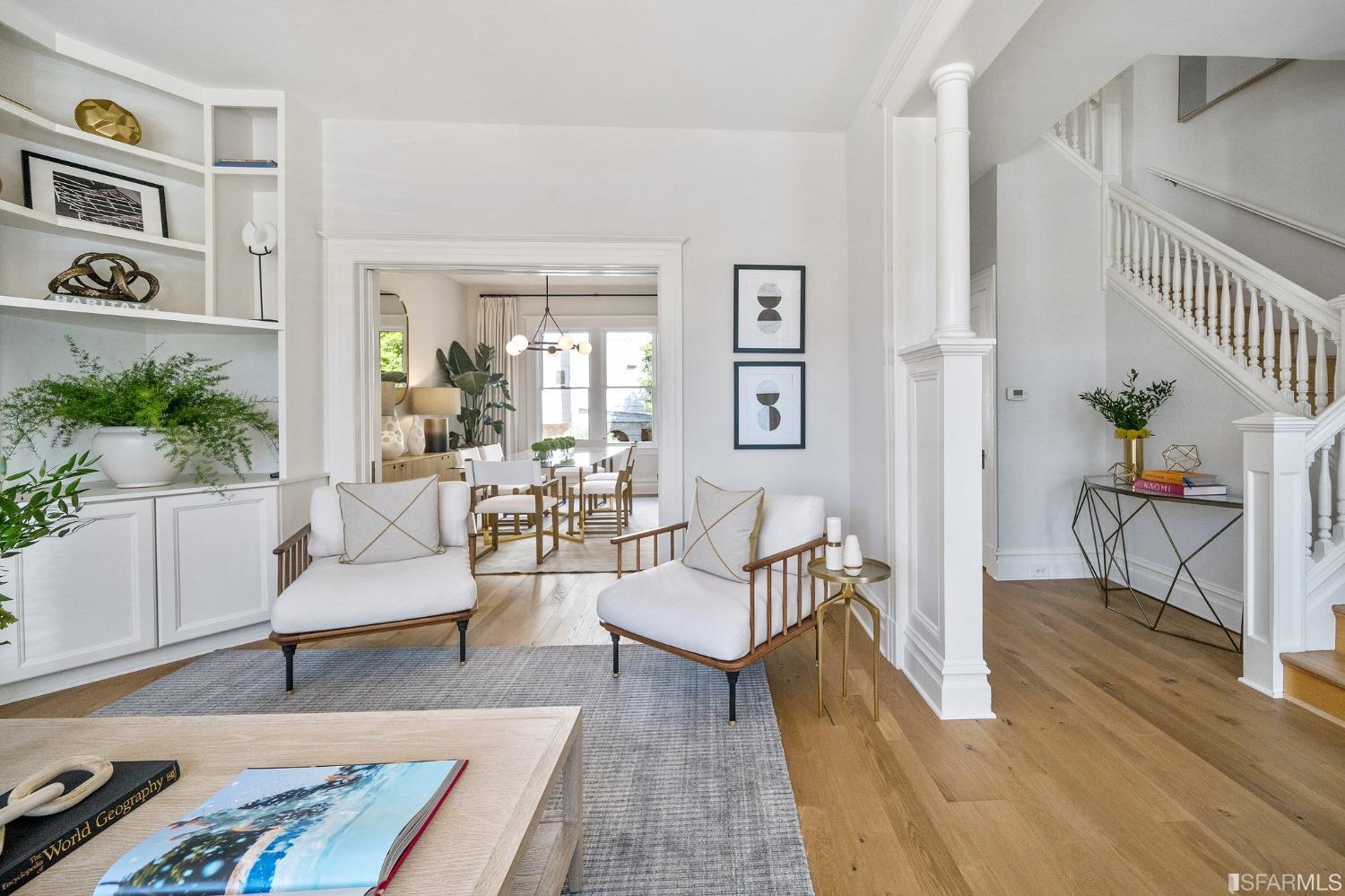 104 3rd Avenue San Francisco, CA 94118 - Photo 8 of 41 a living room with furniture and wooden floor