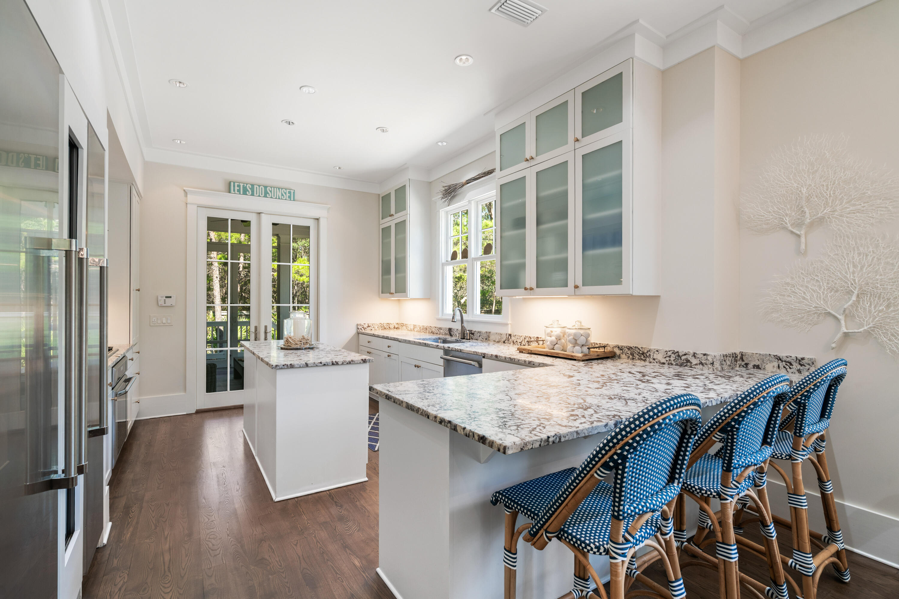 10 Coopersmith Lane Inlet Beach, FL 32461 - Photo 18 of 69 a kitchen with a counter top space and a sink