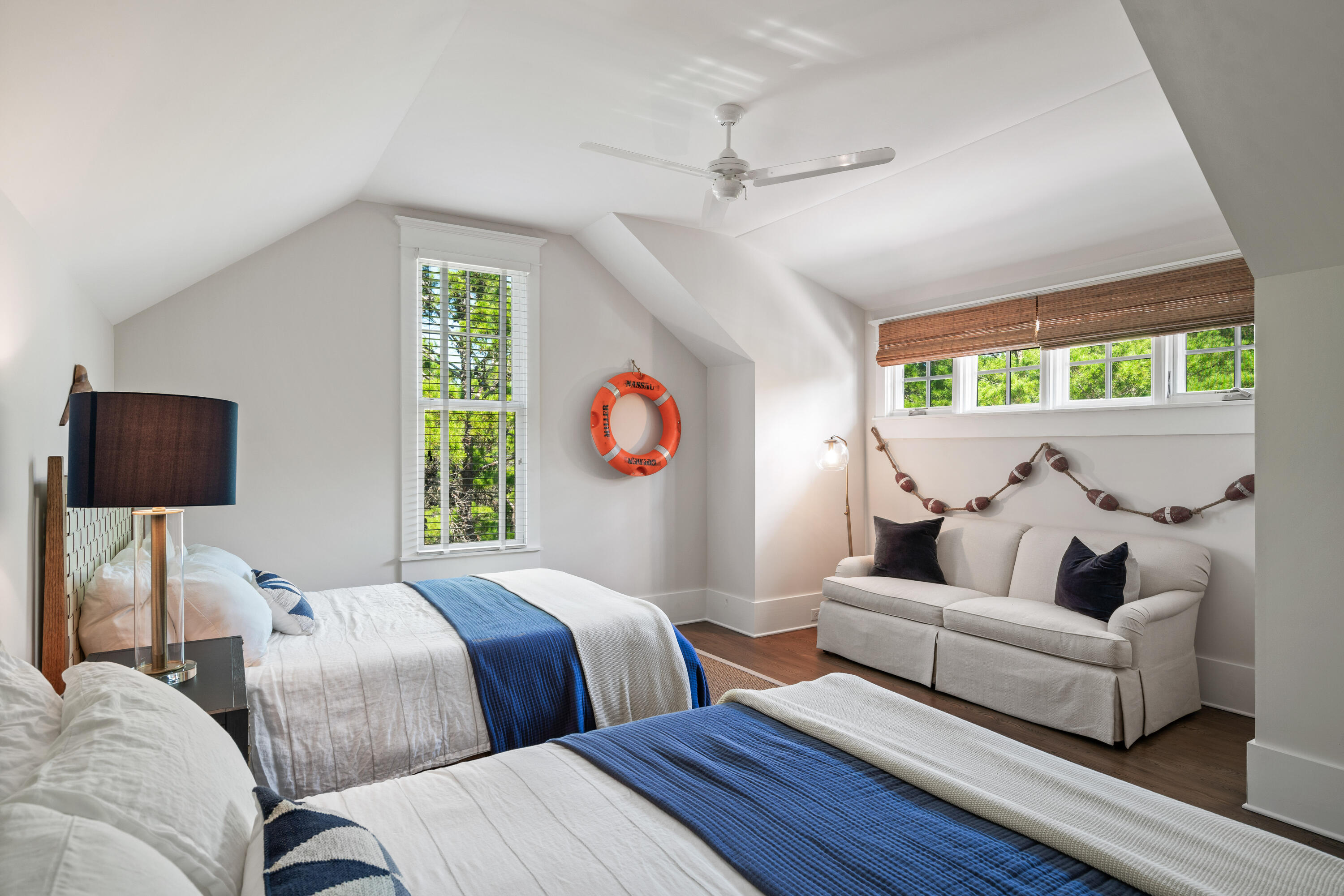 10 Coopersmith Lane Inlet Beach, FL 32461 - Photo 49 of 69 a bedroom with two beds and a couch