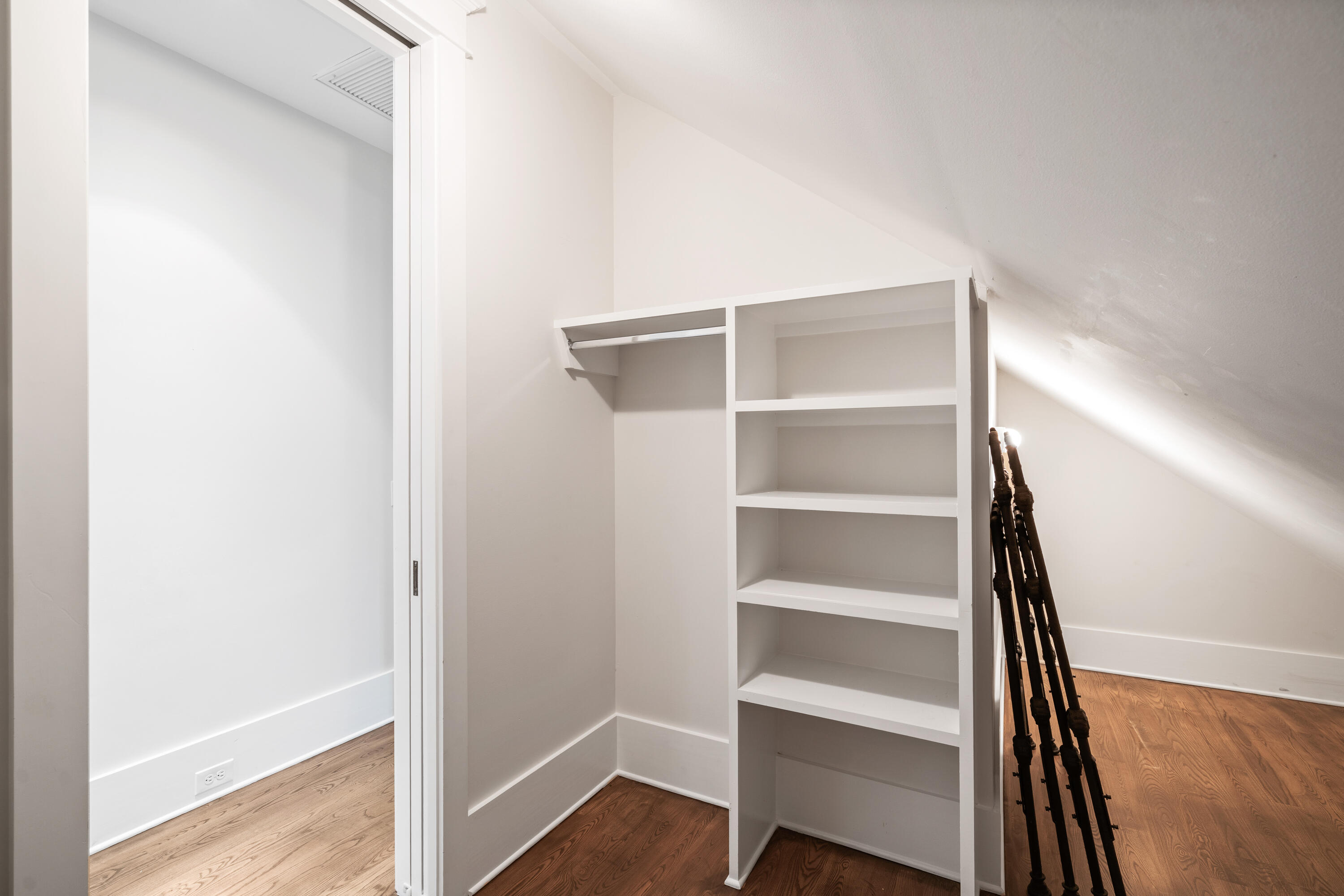 10 Coopersmith Lane Inlet Beach, FL 32461 - Photo 51 of 69 a view of walk in closet with empty racks