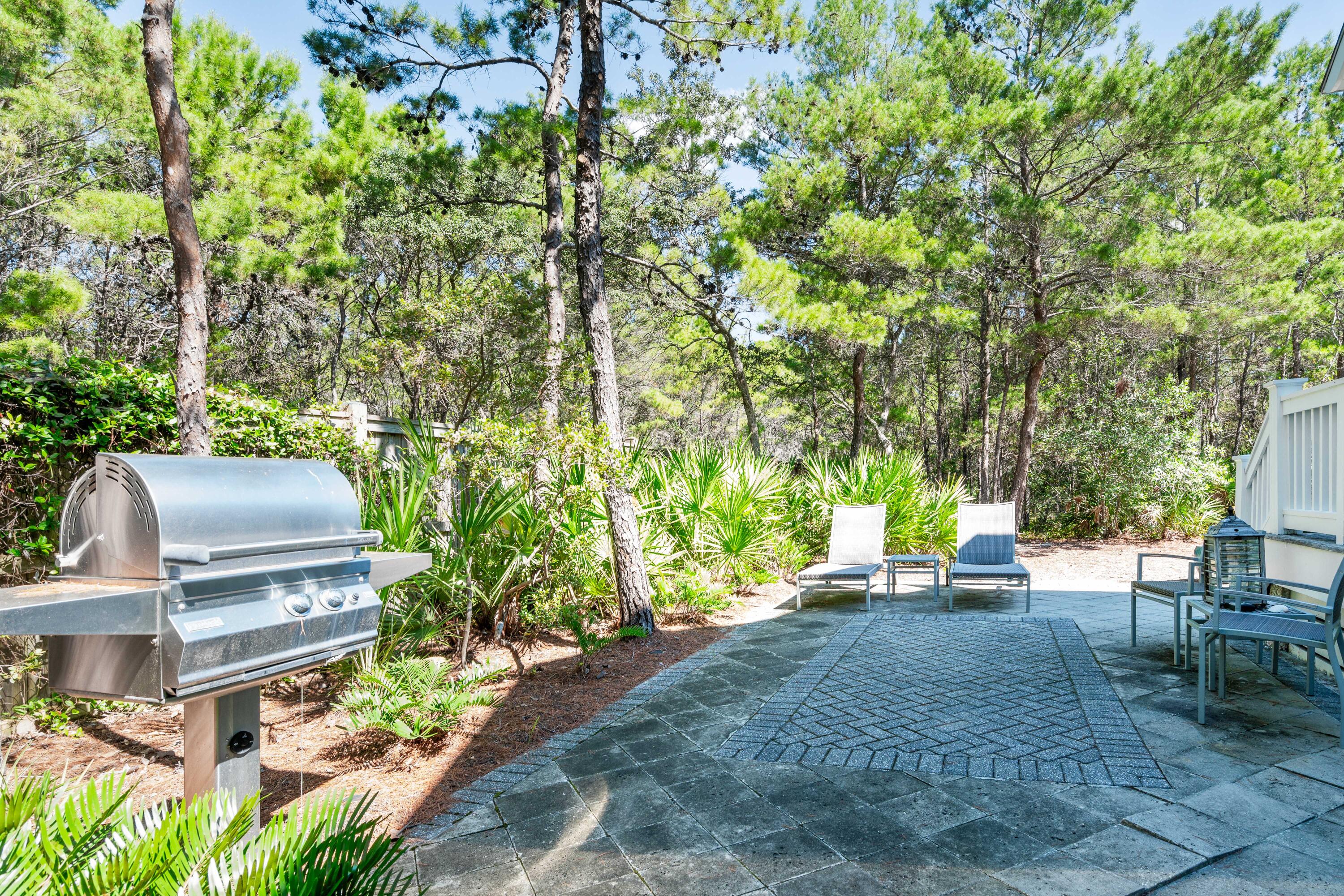 10 Coopersmith Lane Inlet Beach, FL 32461 - Photo 54 of 69 a view of backyard with seating area and green space