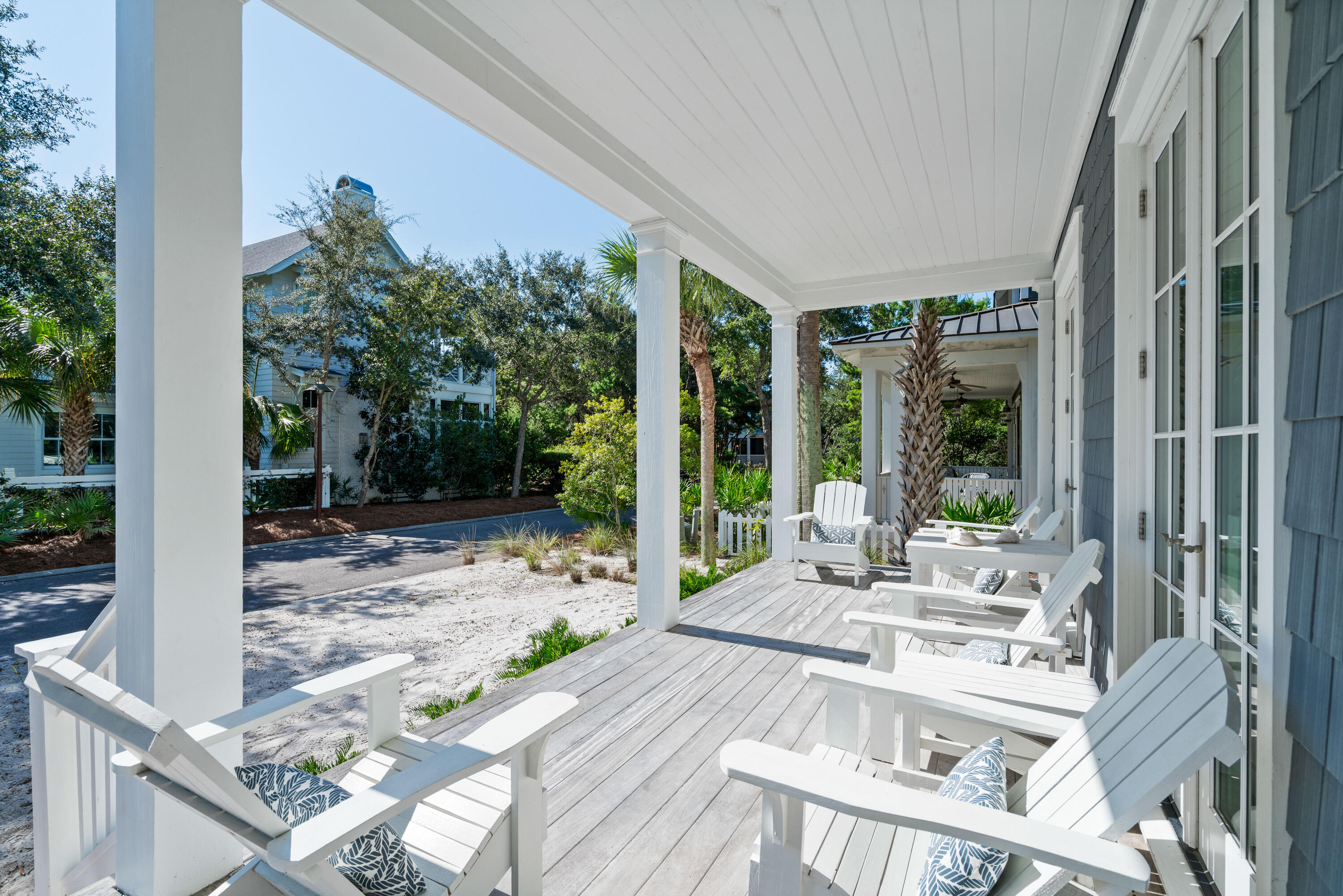 10 Coopersmith Lane Inlet Beach, FL 32461 - Photo 7 of 69 a view of a patio with a table chairs and a patio