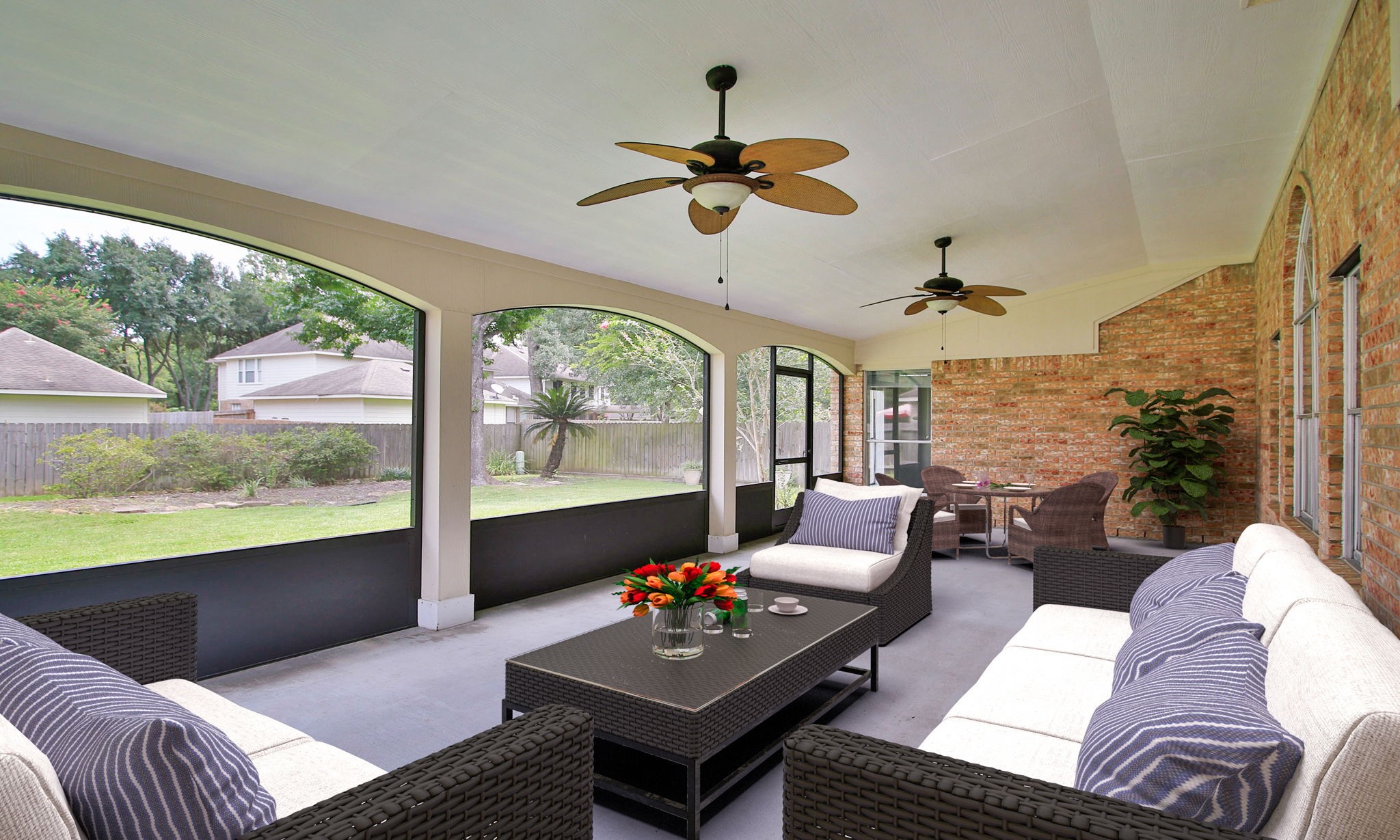1915 West Welsford Drive Spring, TX 77386 - Photo 43 of 48 a living room with furniture and a large window