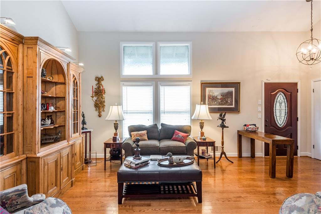 245 Lakeview Ridge East Roswell, GA 30076 - Photo 1 of 1 Stunning living room with hardwood floor!