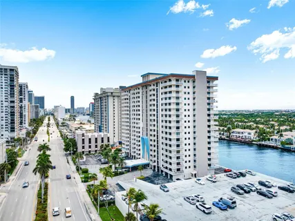 a view of a swimming pool with a lake